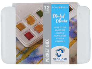 Van gogh PocketBox Muted Colours 12pans