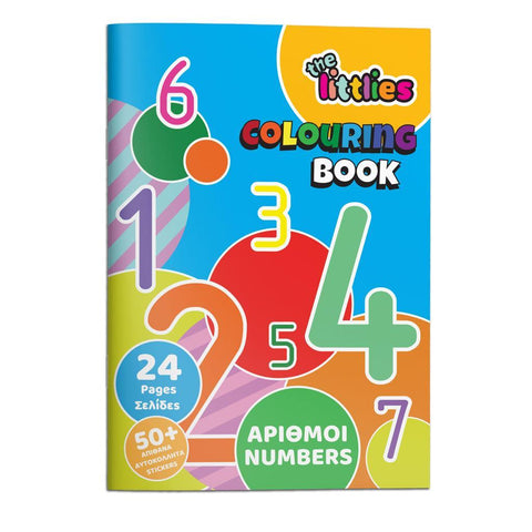 The Littlies Colouring Book Numbers