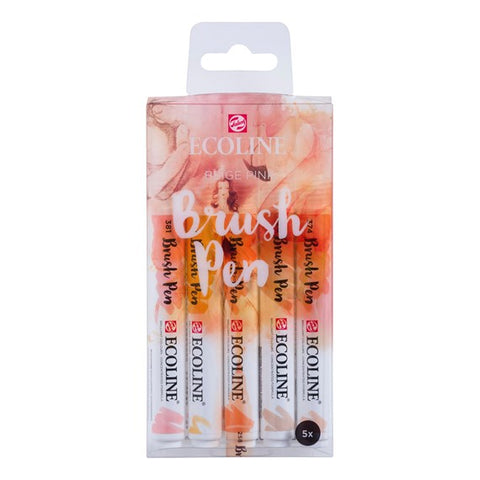Ecoline Brush Pens - Beige Pink Set 11509911