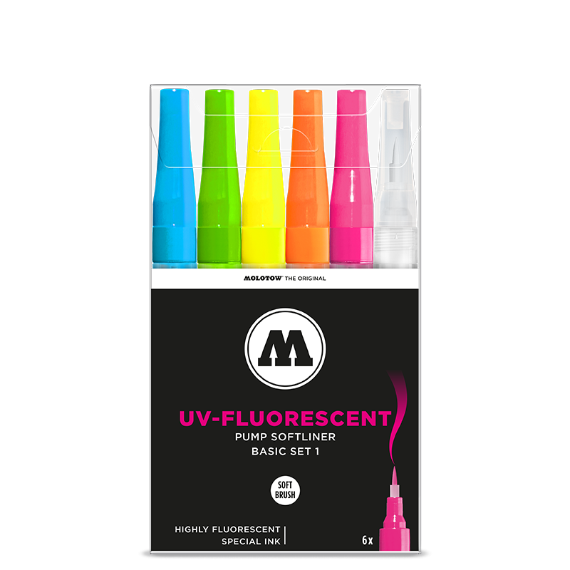 Molotow UV-Fluorescent Basic-Set