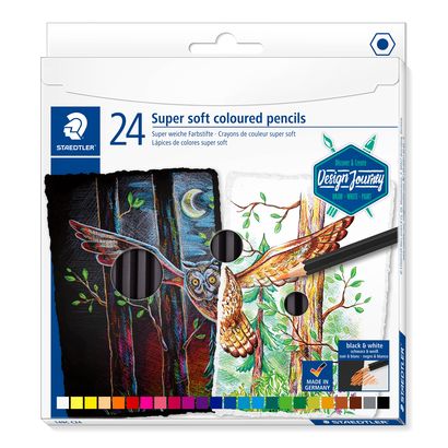 Staedtler Super Soft Coloured Pencils 149C C24