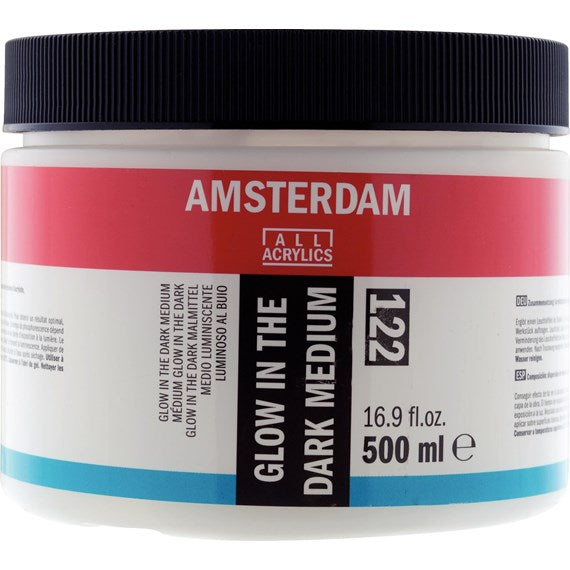 Amsterdam Glow-In-The-Dark Medium 122 Jar 500 ml