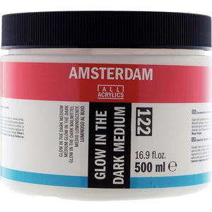 Amsterdam Glow-In-The-Dark Medium 122 Jar 500 ml