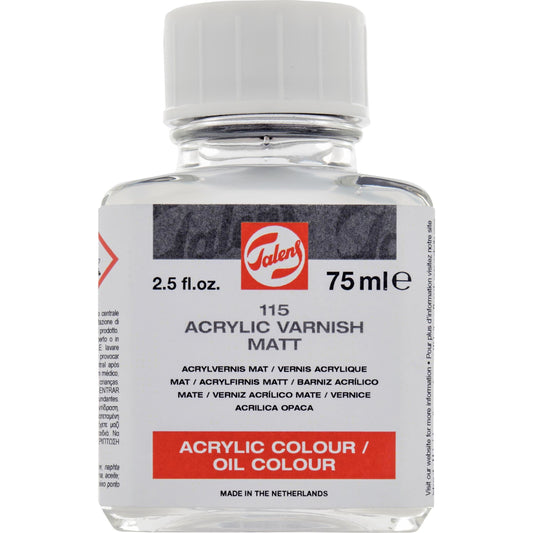 Talens Acrylic Varnish Mat 115 Bottle 75 ml