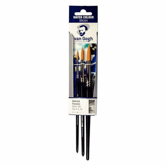 Van Gogh Water Colour Brush Set, Series 191 No. 4-8-12 90919133