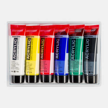 Amsterdam Acrylic Set General Selection 6x20ml