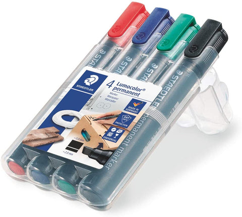 Staedtler Markera Permanent 1/4 Set 2mm-5mm 350WP4