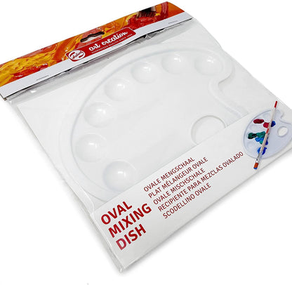 Art Creation Oval Mixing Dish - Palet per ngjyra
