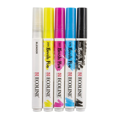 Ecoline Brush Pen Set of 10, Architect Colors (11509809)
