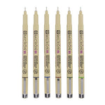 Sakura Pigma Micron set 0.5 me ngjyra 1/6
