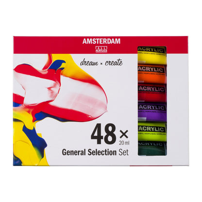 Amsterdam Standard Series Acrylics General Selection Set 48 × 20 ml