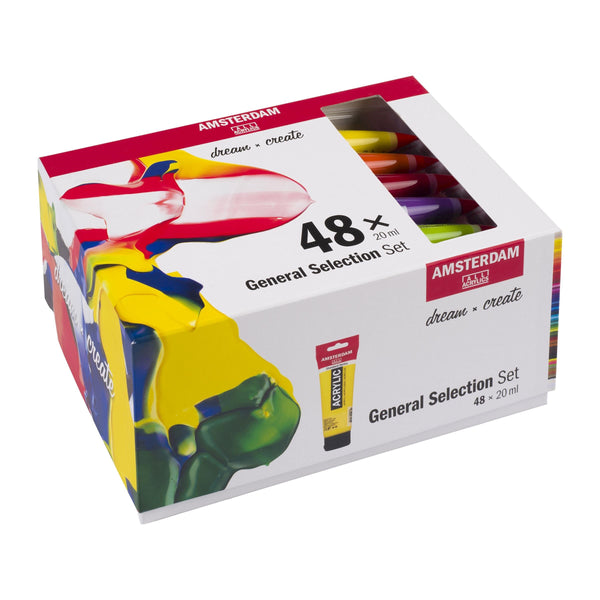 Amsterdam Standard Series Acrylics General Selection Set 48 × 20 ml