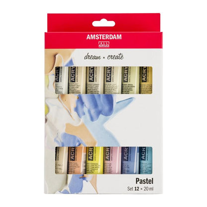 Amsterdam Acrylic Pastel Set 12x20ml