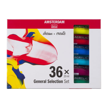 Amsterdam Standard Series Acrylics General Selection Set 36 × 20 ml