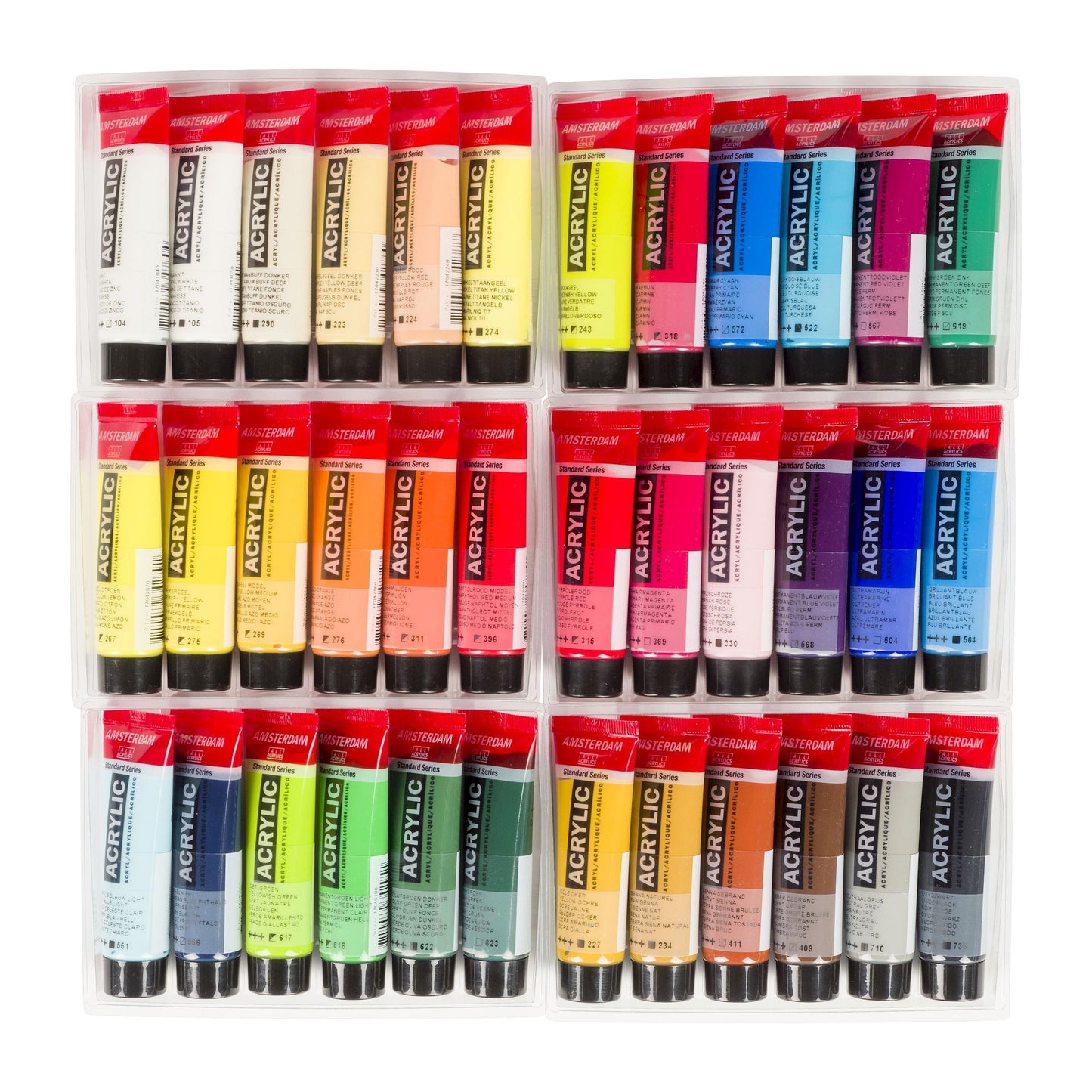 Amsterdam Standard Series Acrylics General Selection Set 36 × 20 ml