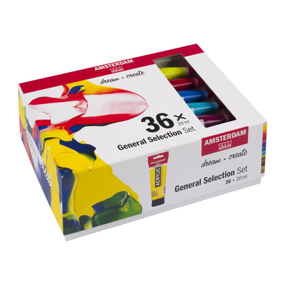 Amsterdam Standard Series Acrylics General Selection Set 36 × 20 ml