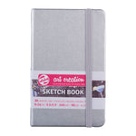 Art Creation Sketchbook Shiny Silver 9x14
