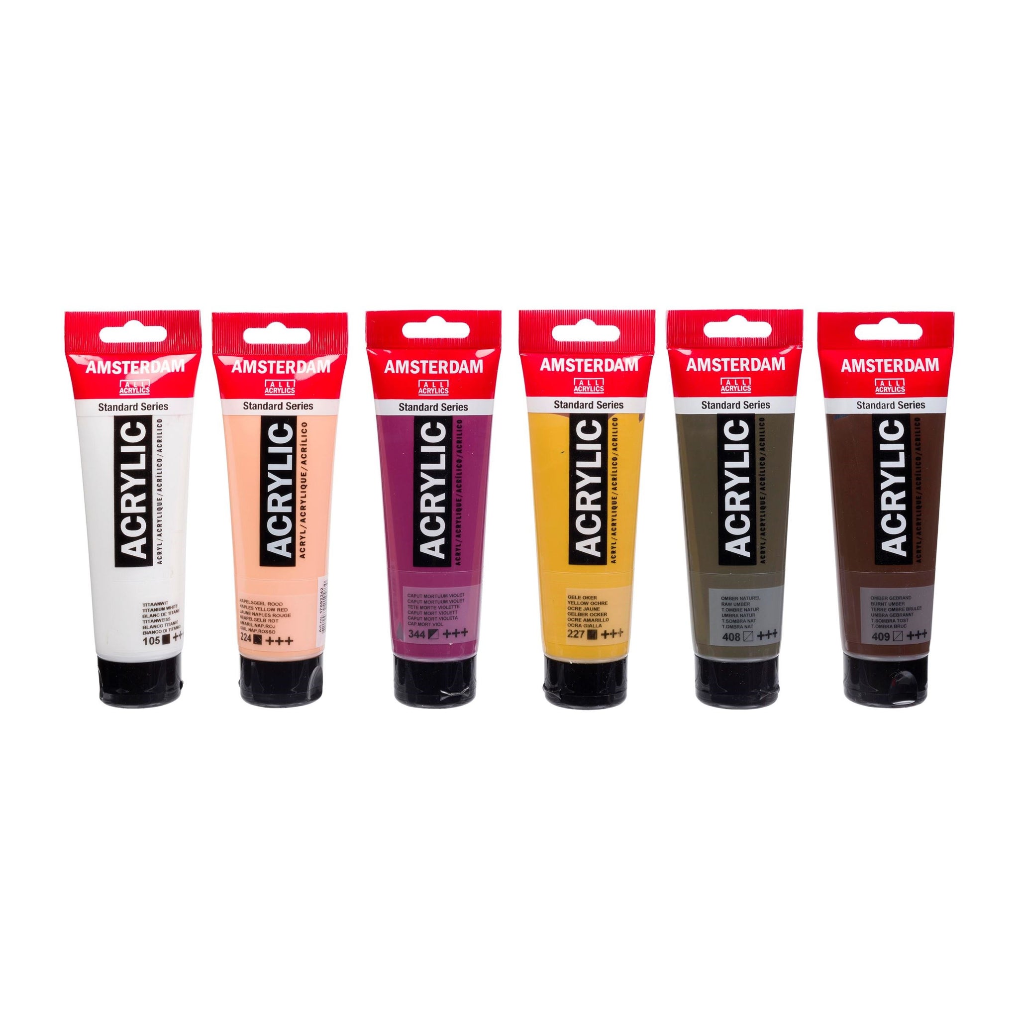 Amsterdam Standard Series acrylic paint portrait set | 6 x 120 ml