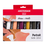 Amsterdam Acrylic Paint Portrait Set | 6 x 120 ml