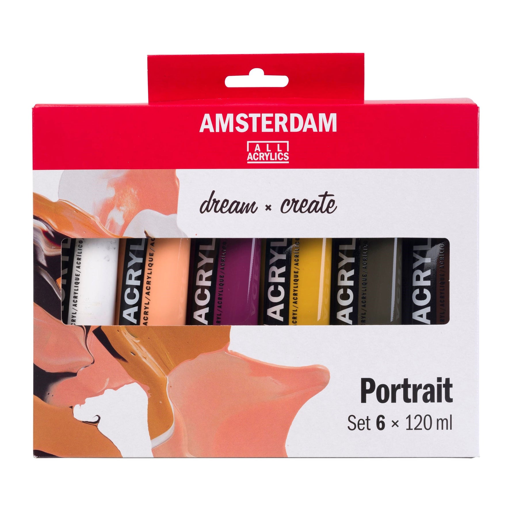 Amsterdam Acrylic Paint Portrait Set | 6 x 120 ml