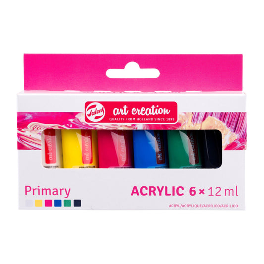 Art Creation Acrylic colour set Primary | 6 x 12 ml