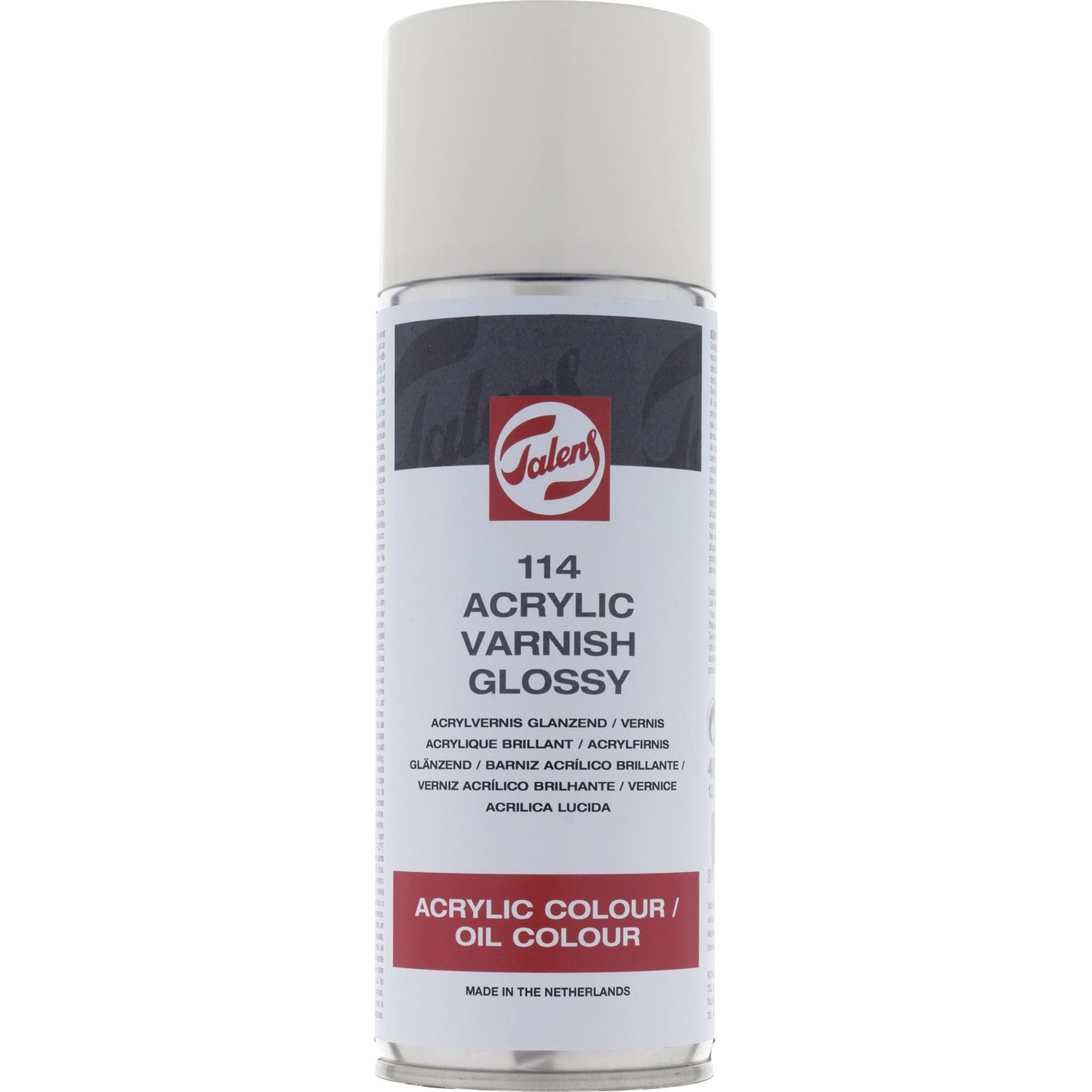 Talens Acrylic Varnish Glossy 114 Spray Can 400 ml