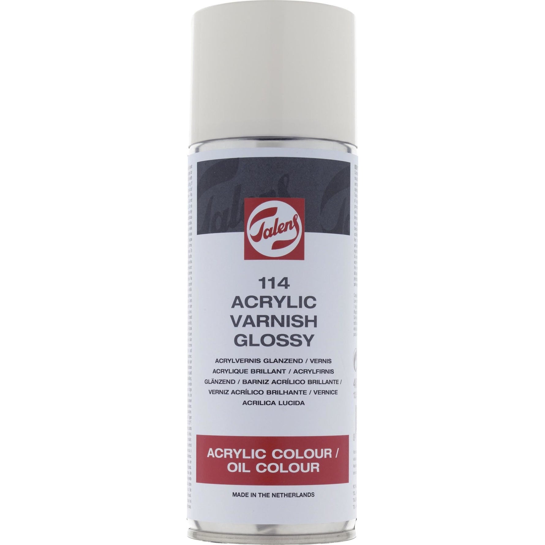 Talens Acrylic Varnish Glossy 114 Spray Can 400ml