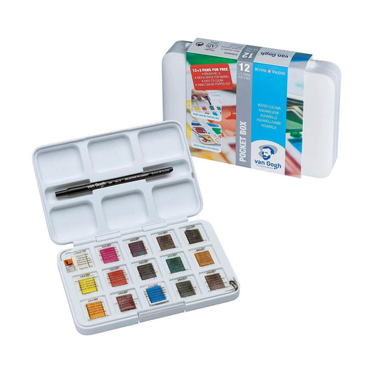 Van Gogh Pocket box 12+3 Aquarelle