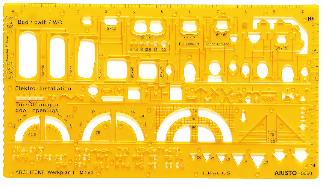 Aristo Shabllona te arkitektures 1:50