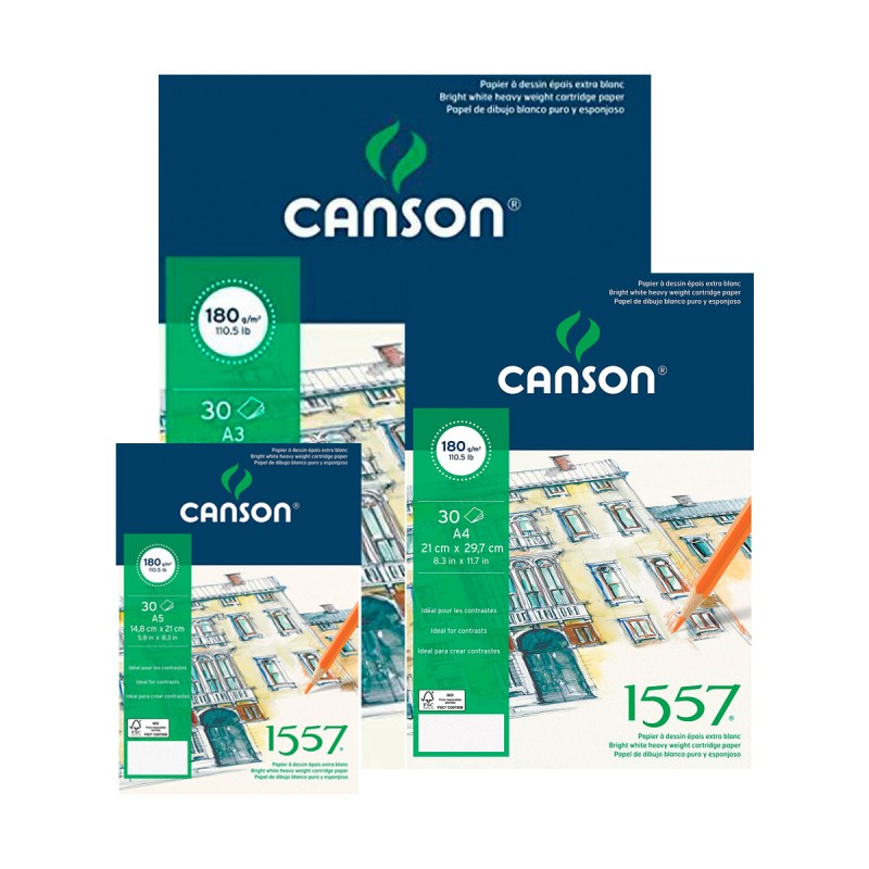 Canson Sketchbook 1557 - 180gr (pa spirale)