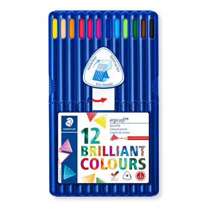 Staedtler ergosoft coloured pencils 157 SB12