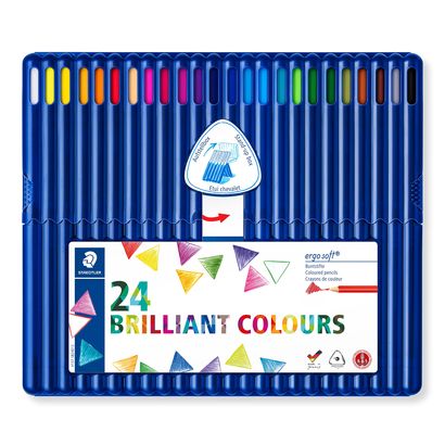 Staedtler ergosoft coloured pencils 157 SB24