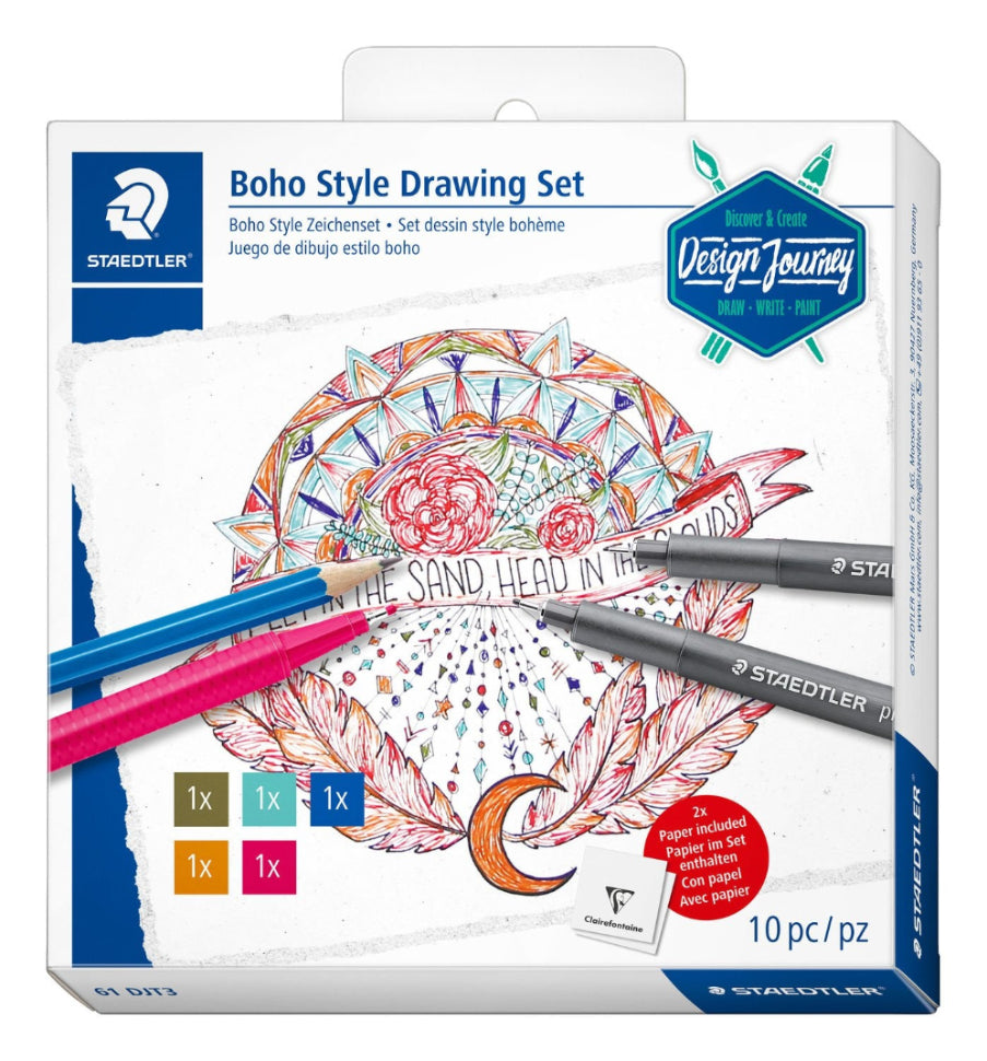 Staedtler Boho Style Drawing Set 61 DJT3