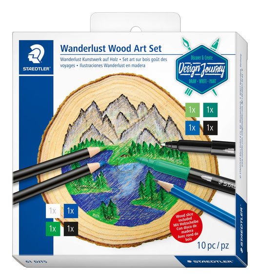 Staedtler Wanderlust Wood Art Set 61 DJT5