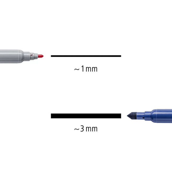 Staedtler Double-ended twin colour pen