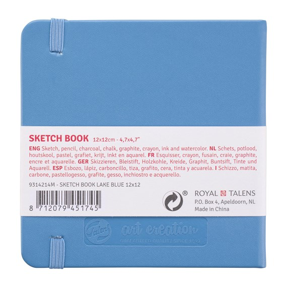Art Creation Sketchbook Lake Blue 12x12