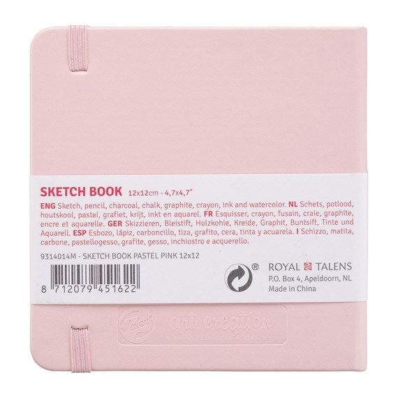 Art Creation Sketchbook Pastel Pink 12x12