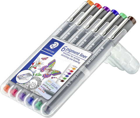 Staedtler Pigment Liner 1/6 Set 0.3