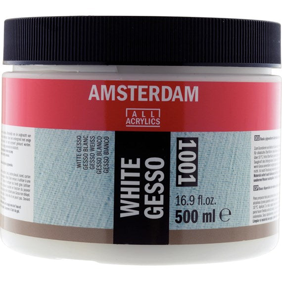 Amsterdam White Gesso Jar 500 ml