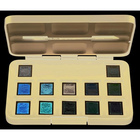 Van Gogh Pocket Box Water Colour - Metallic Colours