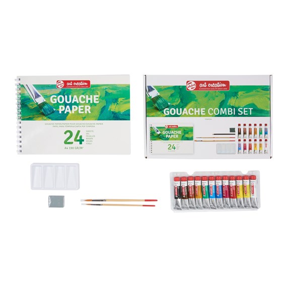 Art Creation Gouache Combi set 12x12 ml