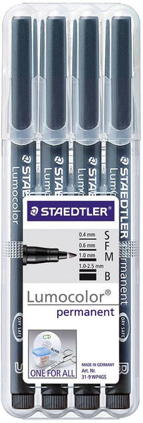 Staedtler Marker Permanent Set 1/4  31-9WP4GS
