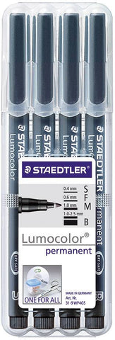 Staedtler Marker Permanent Set 1/4  31-9WP4GS