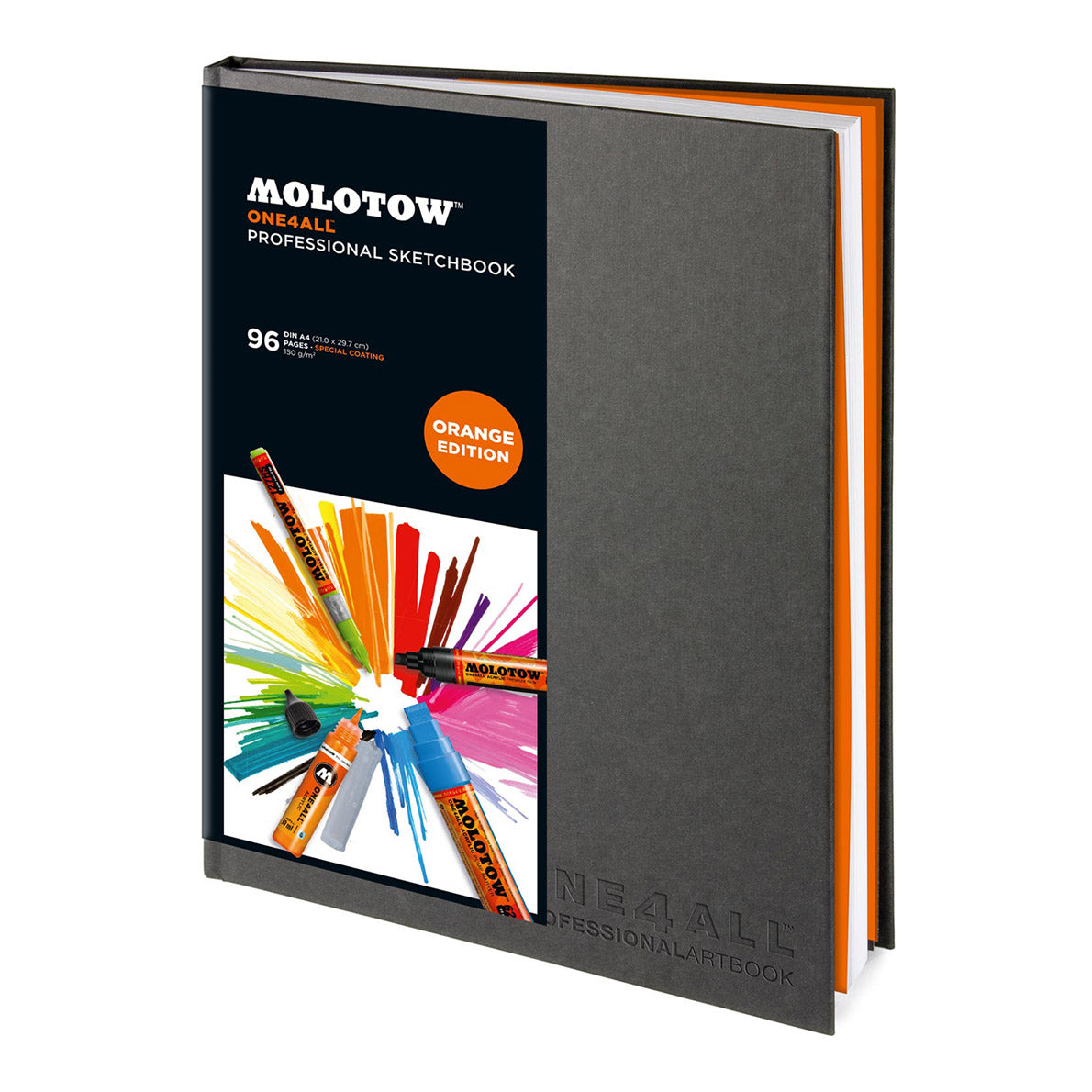 Molotow Sketchbook A4 - Orange Edition - Portrait Format