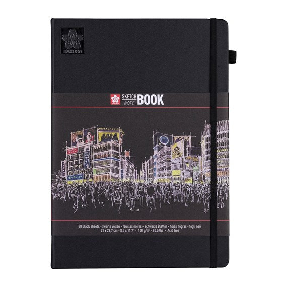 Sakura Sketchbook 21x30 Black paper