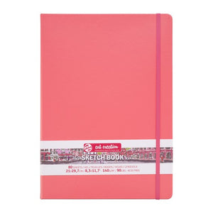 Art Creation Sketchbook Coral Red 21x30