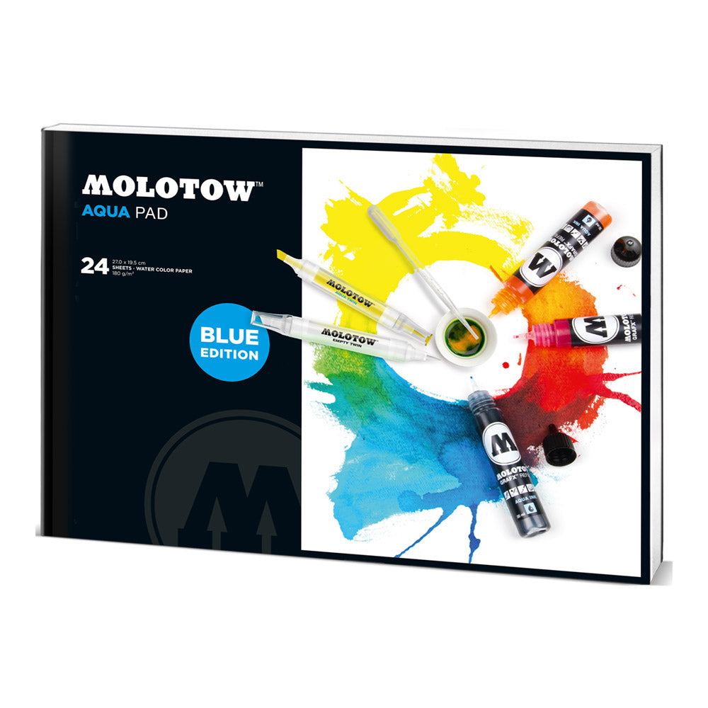 Molotow Sketchbook Aqua Marker Pad - Blue Edition