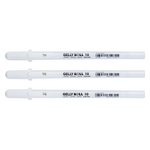 Sakura Gelly Roll Set - Bright White Gel Pens 10 BOLD