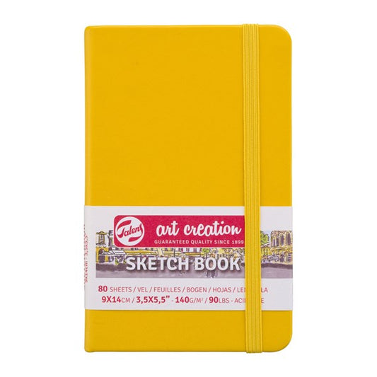 Art Creation Sketchbook Golden Yellow 9x14