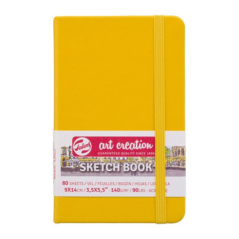 Art Creation Sketchbook Golden Yellow 9x14